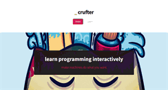 Desktop Screenshot of crufter.com