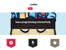 Tablet Screenshot of crufter.com